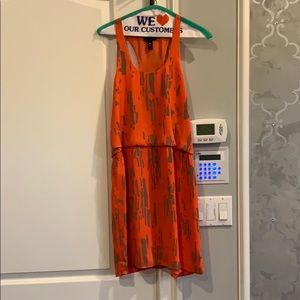 Authentic Aqua racer back dress size small